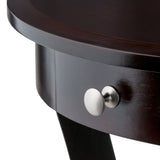 Winsome Wood Sasha Accent Table, Cappuccino 40627-WINSOMEWOOD