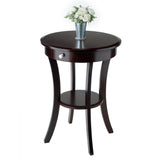 Winsome Wood Sasha Accent Table, Cappuccino 40627-WINSOMEWOOD