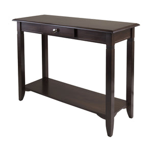 Winsome Wood Nolan Console, Hall Table, Cappuccino 40640-WINSOMEWOOD