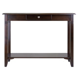 Winsome Wood Nolan Console, Hall Table, Cappuccino 40640-WINSOMEWOOD