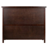 Winsome Wood Xola Buffet Display Cabinet, Cappuccino 40744-WINSOMEWOOD