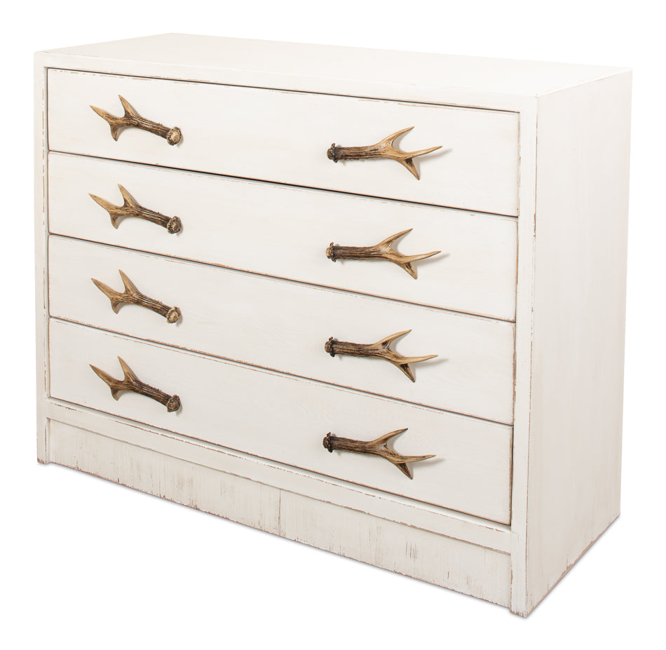 Beach House Antlers Commode
