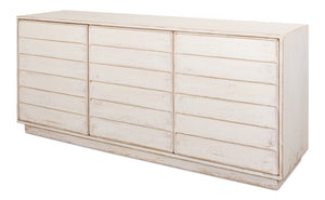 Louvered Sideboard - White