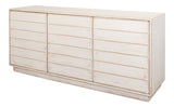 Louvered Sideboard - White