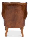 Welsh Leather Chair - Vintage Cigar