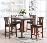 New Classic Furniture Dixon Counter Dining 5 Pc Set Dk Espresso D1426-52S