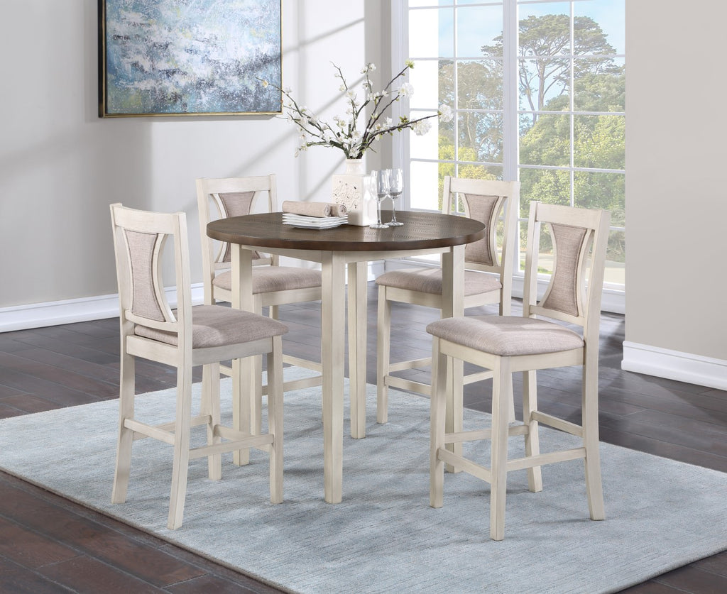 New Classic Furniture Hudson Dining Chair Creme - Set of 2 D3832C-20