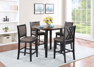 New Classic Furniture Potomac Counter Chair Black - Set of 2 D4832B-22