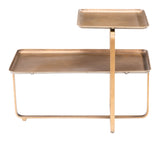 Zuo Modern Henry Steel Modern Commercial Grade Coffee Table Gold Steel