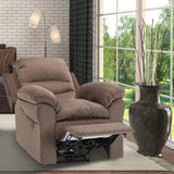 Premium Brown Recliner Chair with USB Port and Massage