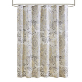 Isla BOHO Printed Cotton Shower Curtain