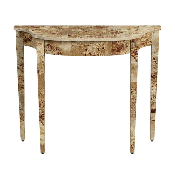 Butler Specialty Chester Light Burl 36" Console Table XRT Light Burl Rubberwood Solids,MDF, Burl wood Veneer from Cherry and/or Maple 4116443-BUTLER