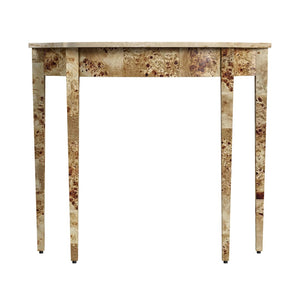 Butler Specialty Chester Light Burl 36" Console Table XRT Light Burl Rubberwood Solids,MDF, Burl wood Veneer from Cherry and/or Maple 4116443-BUTLER