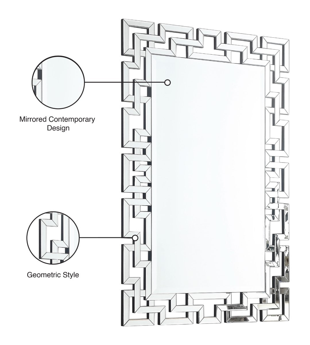 Meridian Furniture Aria Mirror - Thumbnail 4