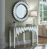 Kylie Glass / Engineered Wood Contemporary  Mirror - 36" W x 1" D x 36" H