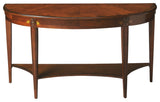 Astor Olive Ash Demilune Console Table