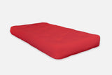 4' Red CertiPUR Single Foam Futon Queen Mattress