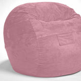 Classic Cozy Rosy Pink Bean Bag Chair