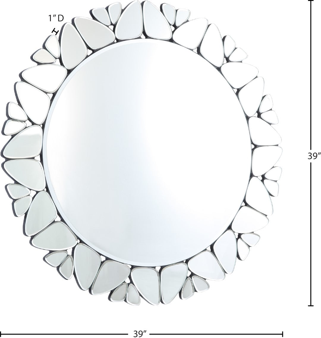 Cocoon Large Butterfly Mirrored Contemporary Glass Wall Mirror - Thumbnail 5