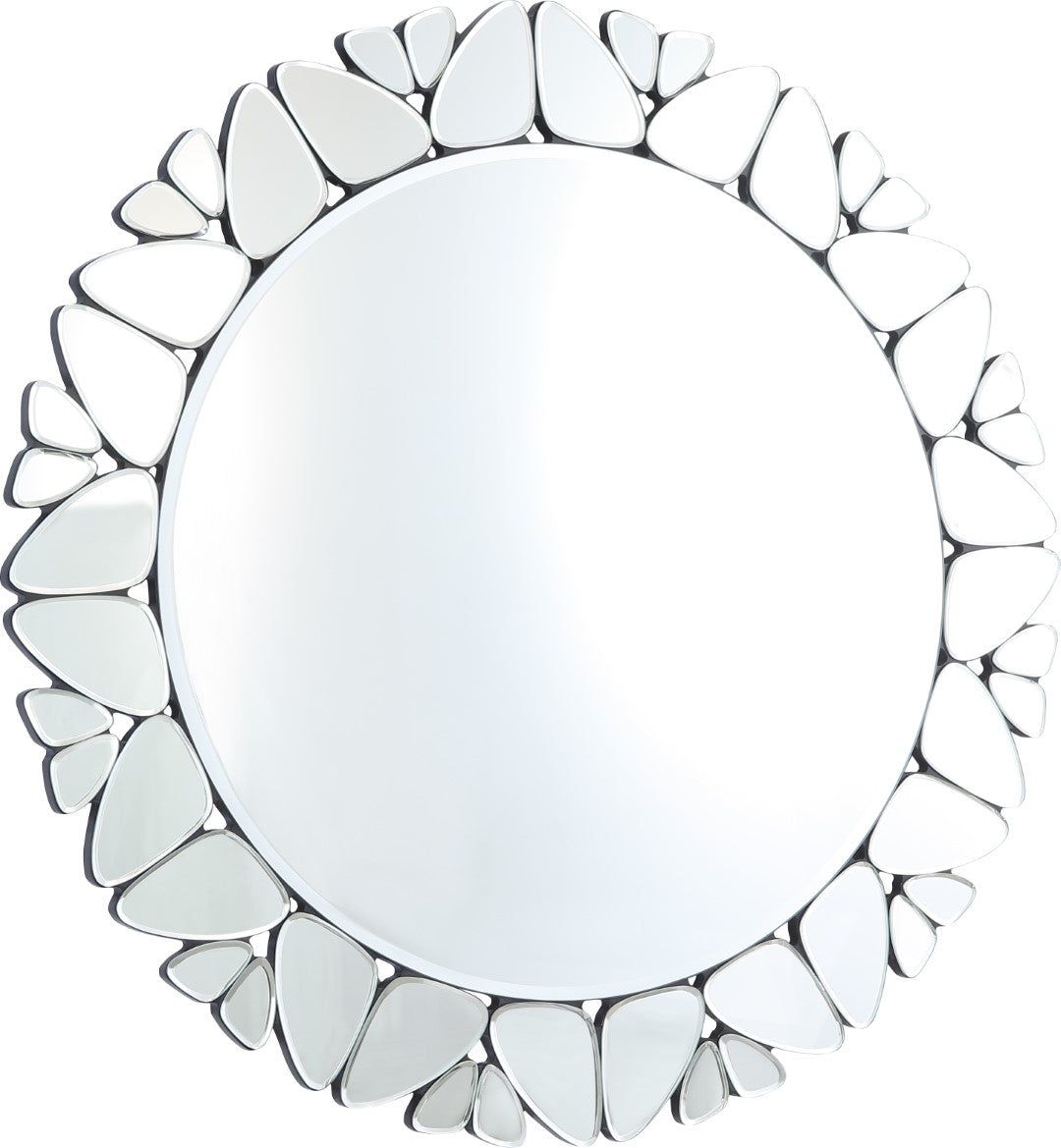 Cocoon Large Butterfly Mirrored Contemporary Glass Wall Mirror - Thumbnail 2