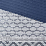 Madison Park Bennett Traditional 100% Polyester Reversible Jacquard Coverlet  Set MP13-7396