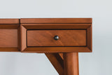 Alpine Furniture Flynn Bedroom Vanity, Acorn 966-19 Acorn Mahogany Solids & Okoume Veneer 36 x 22 x 30