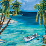 Tropical Beach View 5 Giclee Wrap Canvas Wall Art