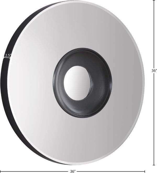 Galaxy Glass / Metal Contemporary  Mirror - 36" W x 2.5" D x 36" H