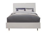 White Pearl California King Panel Bed