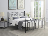 Klossen Casual Metal Queen Bed Black