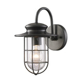 Portside 12'' High 1-Light Outdoor Sconce - Matte Black