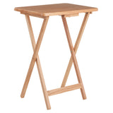 Winsome Wood Alex Snack Tables, 2-Piece, Natural 42290-WINSOMEWOOD