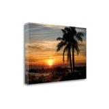 Sunset on the Beach 2 Giclee Wrap Canvas Wall Art