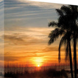 Sunset on the Beach 2 Giclee Wrap Canvas Wall Art