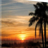 Sunset on the Beach 4 Giclee Wrap Canvas Wall Art