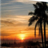 Sunset on the Beach 5 Giclee Wrap Canvas Wall Art