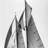 20" Sailboat in Action Giclee Wrap Canvas Wall Art