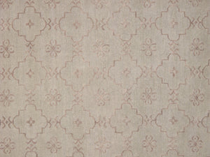 Pasargad Azerbaijan Collection Hand-Knotted Silk & Wool Area Rug , Grey PARP-34 GREY 9X12-PASARGAD