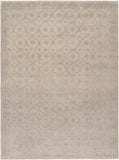 Azerbaijan Collection Hand-Knotted Silk & Wool Area Rug , Grey