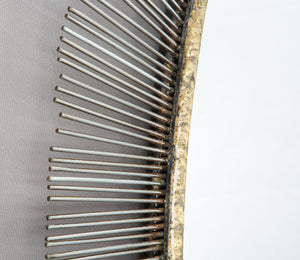 Zuo Modern Juju Iron, MDF, Glass Modern Commercial Grade Mirror Black, Gold Iron, MDF, Glass