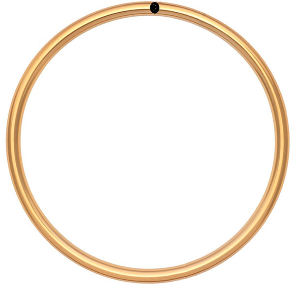 XOXO Stainless Steel Contemporary Gold Stainless Steel Wall Decor - 14.125" W x .75" D x 14.125" H / 13" W x .75" D x 13" H