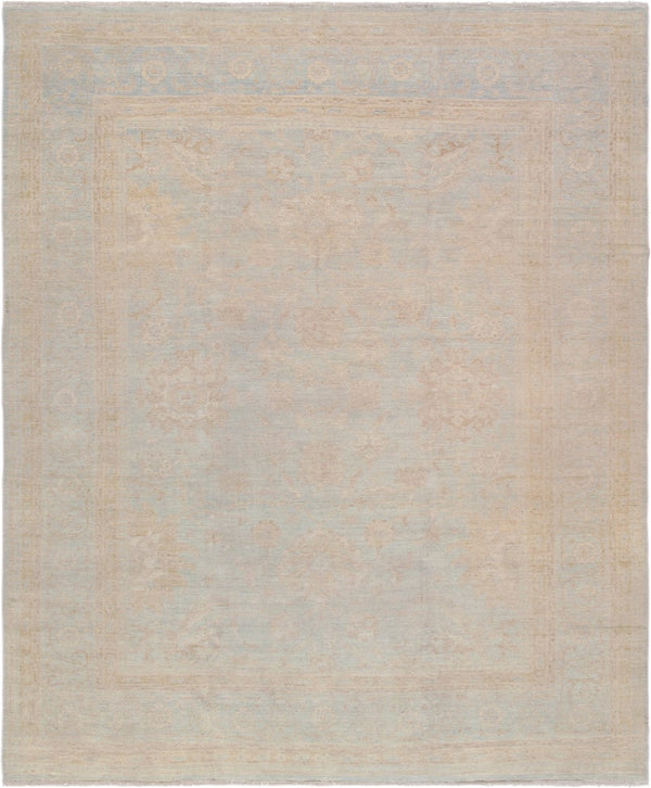 Pasargad Antique Oushak Collection Purple Lamb's Wool Area Rug 043207-PASARGAD