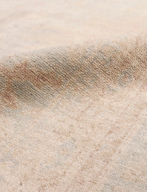 Pasargad Antique Oushak Collection Purple Lamb's Wool Area Rug 043207-PASARGAD