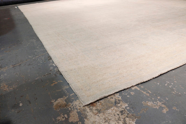 Pasargad Antique Oushak Collection Purple Lamb's Wool Area Rug 043207-PASARGAD