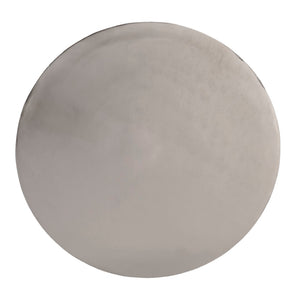 Butler Specialty Darien Round Nickel Pedestal End Table 4324220