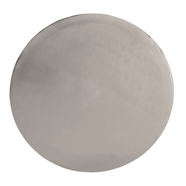 Butler Specialty Darien Round Nickel Pedestal End Table 4324220