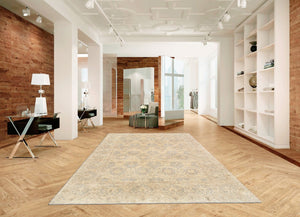 Pasargad Denver Hand-Knotted Beige Lamb's Wool Area Rug ' ' 043244-PASARGAD