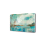 Abstract Watercolor Waterview 3 Giclee Wrap Canvas Wall Art