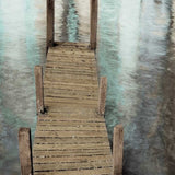 Small Dock on the Water 4 Giclee Wrap Canvas Wall Art