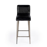 Butler Specialty Maxwell Black Leather Bar Stool 4347034